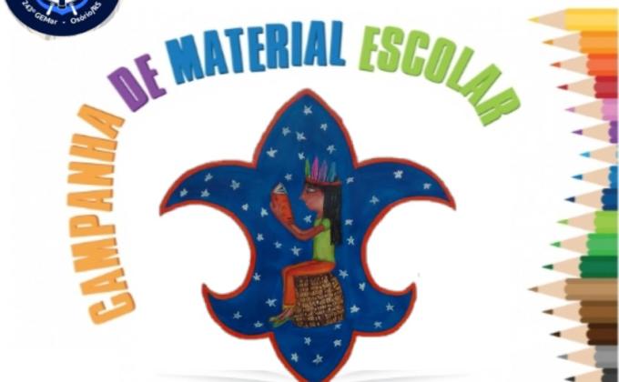 Campanha de material escolar para indígenas 