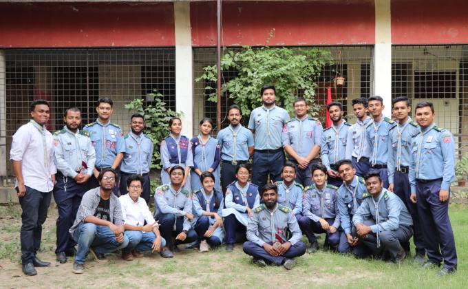 Oath Ceremony Of CRYSTAL OPEN SCOUTS