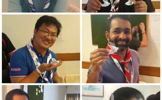 Teach how to make origami dove for peace