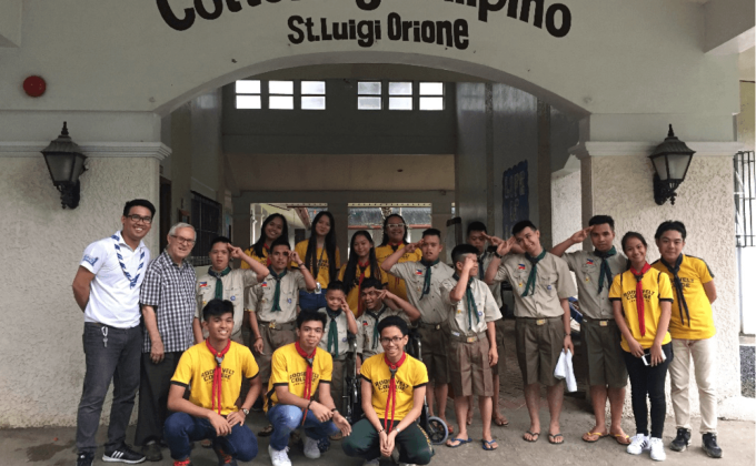 Post-SWA Voluntary Service: Scout Uniform Distribution