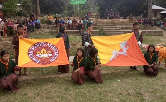His Majesty Visits Yebilaptsa Central School