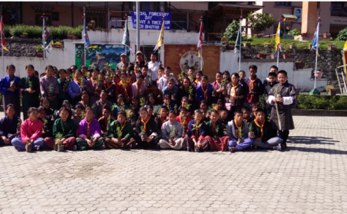 Plantation for Green Bhutan