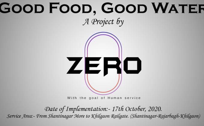 "Good food, good water", A project by some scout