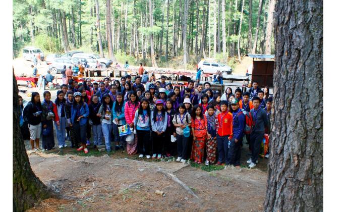 cleaning campaign along the way to Tiger Nest