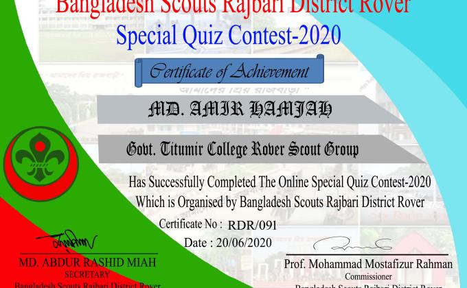 Online Quiz Contest-2020