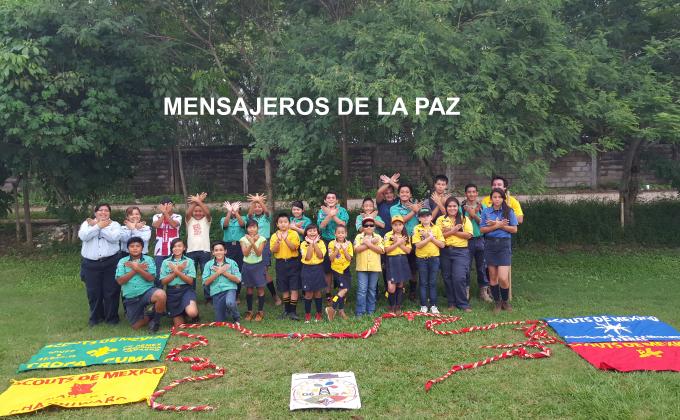 Reto 0 Realiza el logotipo de Mensajeros de la paz de la manera más original posible