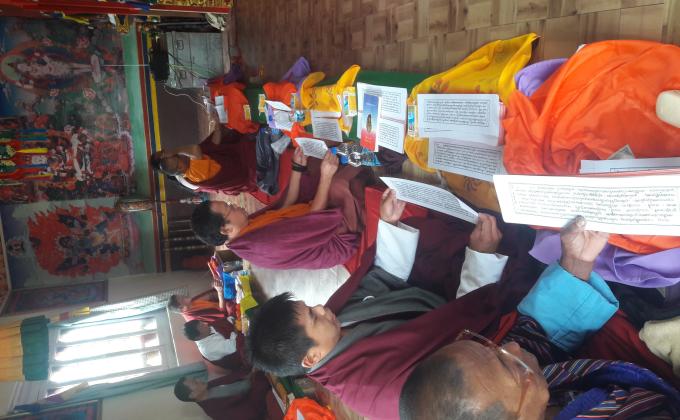 Kanjur Recitatio  at Dujom Dharma House (Annual Event)