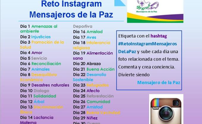 Reto Instagram Mensajeros de la Paz