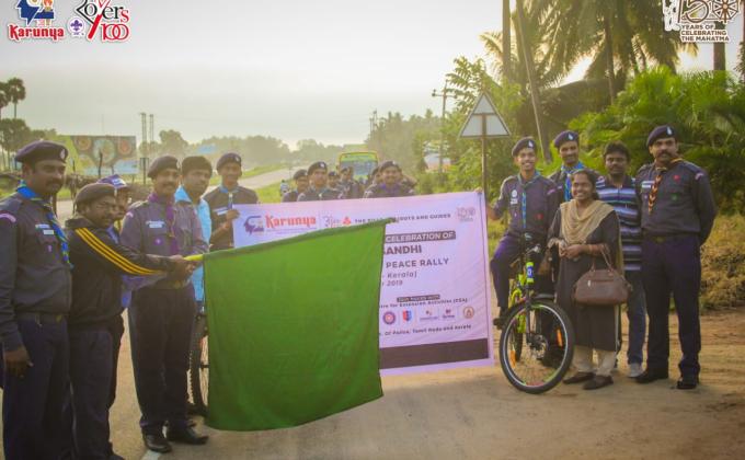 Inter state cycle rally (Tamilnadu - Kerela)