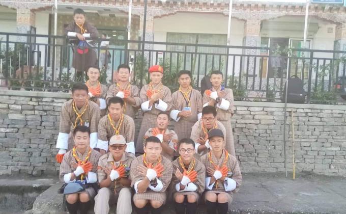 volunteer during visit of India's Prime Minister