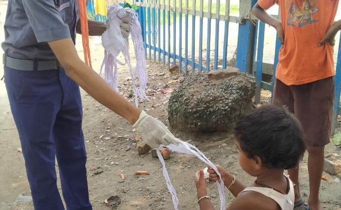 PREPARATION OF  MASK BANK & DISTRIBUTION