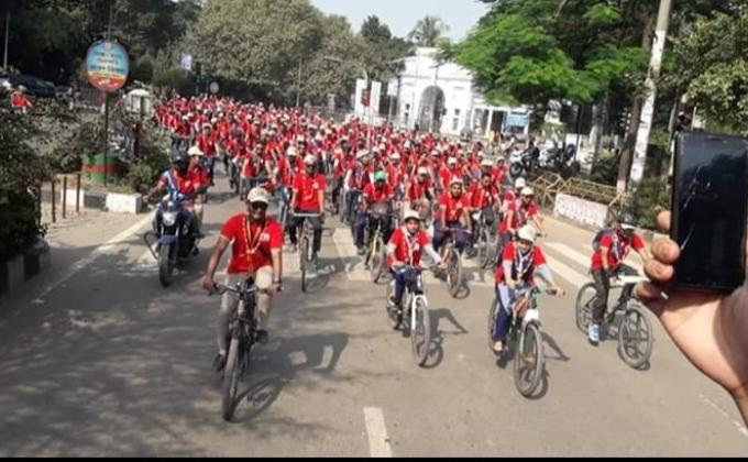 শতবর্ষ সাইকেল রালি