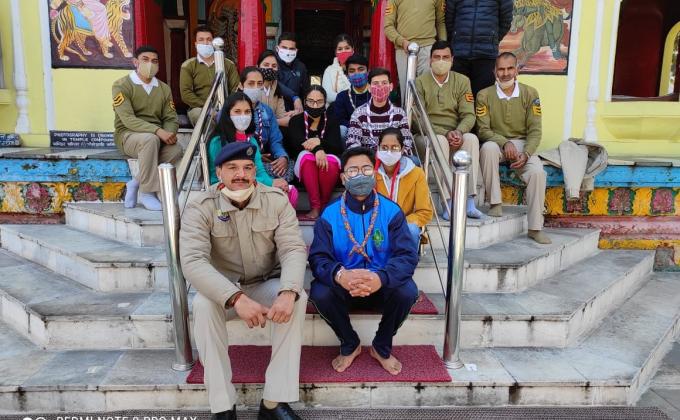 Gave Service At Temple 