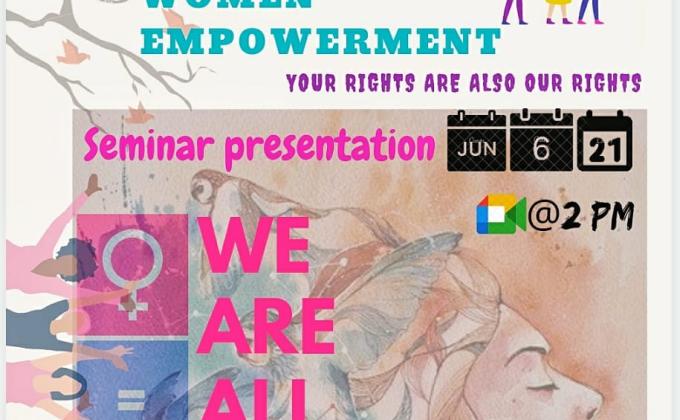 SEMINAR ON OBSTACLES IN WOMEN EMPOWERMENT