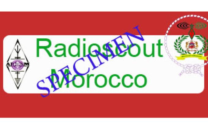 Specimen logo "Moroccan Radioscout" 