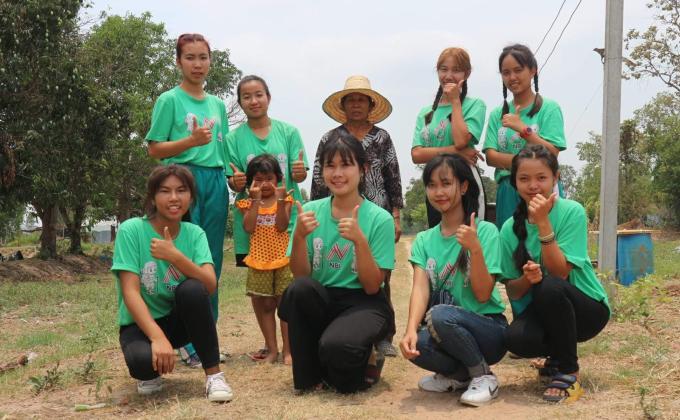 กล่าวปิดโครงการและกล่าวขอบคุณชาวบ้าน