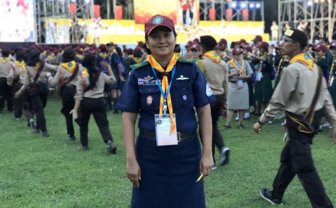 เข้าร่วมงานชุมนุมลูกเสือแห่งชาติครั้งที่ 21ณ ค่าลูกเสือวชิราวุธ จังหวัดชลบุรี
