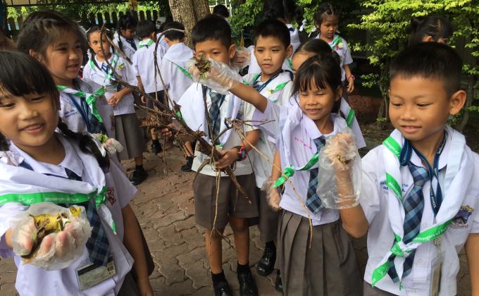 กิจกรรมบำเพ็ญประโยชน์เก็บขยะ