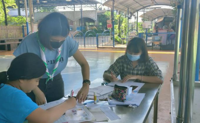 จิตอาสา สอนการบ้าน