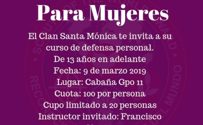 Curso de defensa personal para mujeres