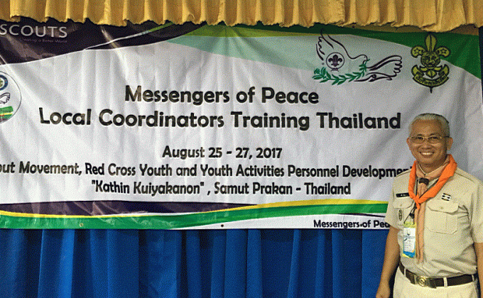 โครงการฝึกอบรมผู้ประสานงานโครงการ Messengers of Peace coordinator Trainning Thailand, 2017