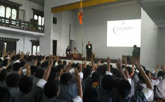 Scout Mobile Camp, (Bhutan Scout Association)