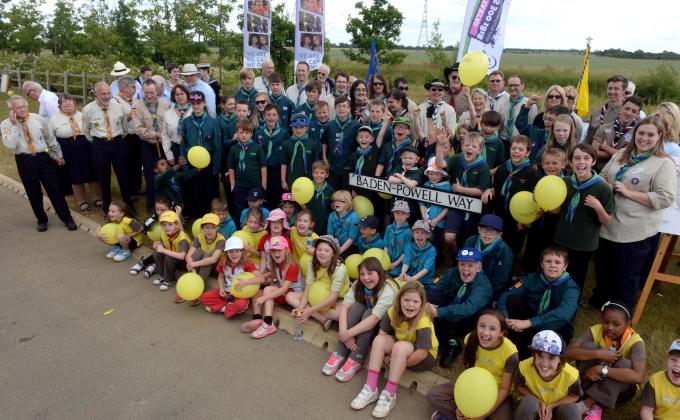 Baden-Powell family commemorate longest B-P road in Europe