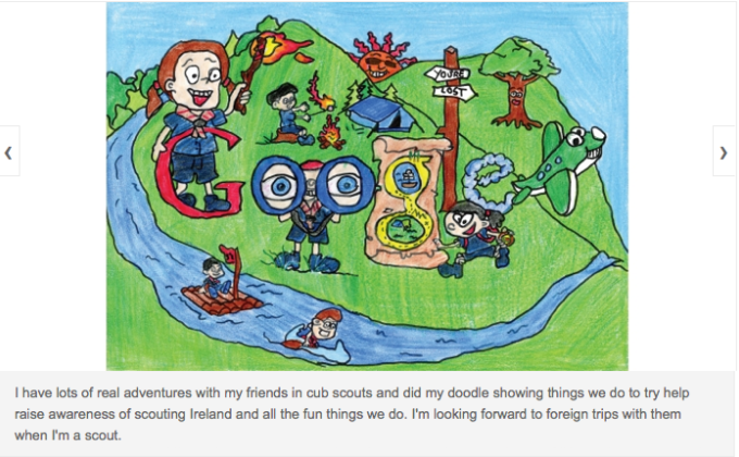 Cub Scout in Final of Google Art Competition