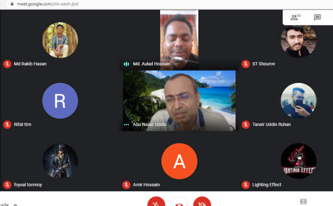 ২য় ক্রু মিটিং ২০ আগস্ট ২০২০।