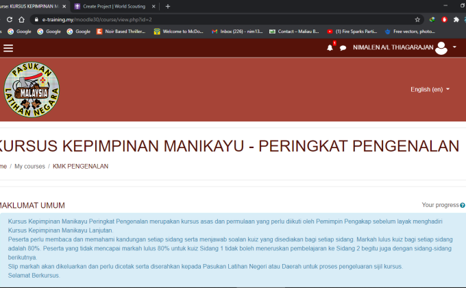 KURSUS KEPIMPINAN MANIKAYU - PERINGKAT PENGENALAN