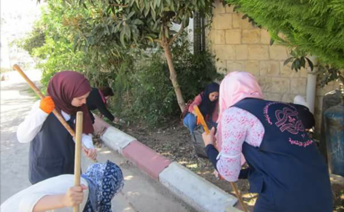 Zahret Al Madaen is in a continuous voluntery work in the Eldery House of Nablus