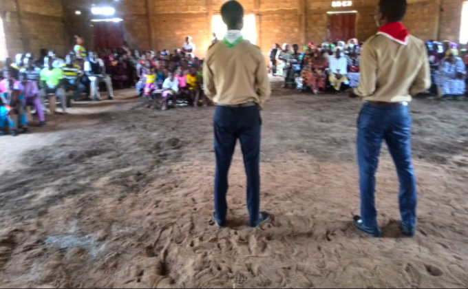 sensibilisation sur la Fièvre Lassa et la méningite a agbatitoé. Débat sur la paix et le dialogue.