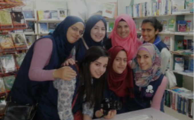 Zahret Al Madaen Palestinian Girl Scouts let the wings of knowledge fly high in The 9th Palestinian Book Exhibition