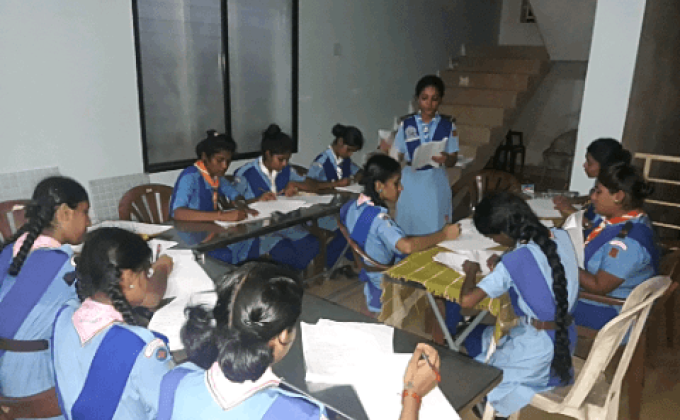 TRITHIYA SOPANA testing camp to SCOUTS and GUIDES Udupi district Karnataka INDIA
