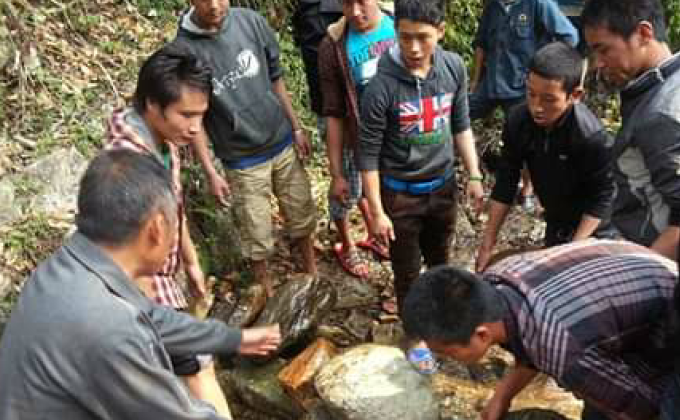 Water source cleaning