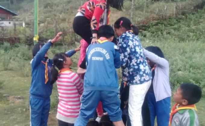 Volunteered at thomde nachung camp