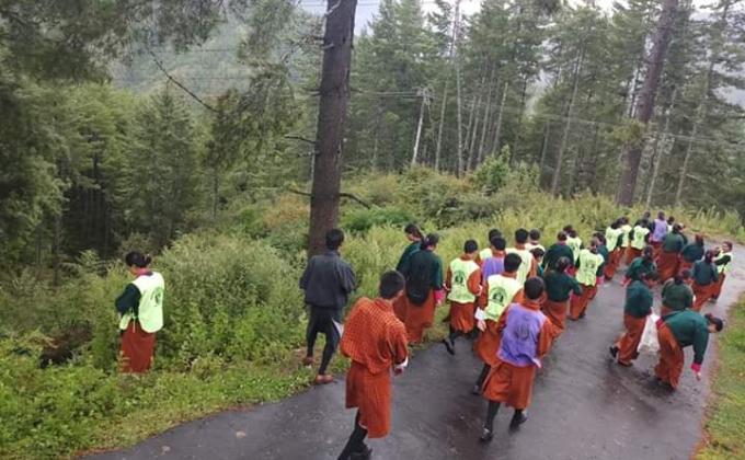  cleaning journey started from Garpang to kikila.