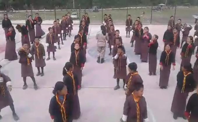 Chay Chay(little scouts) scouts in action