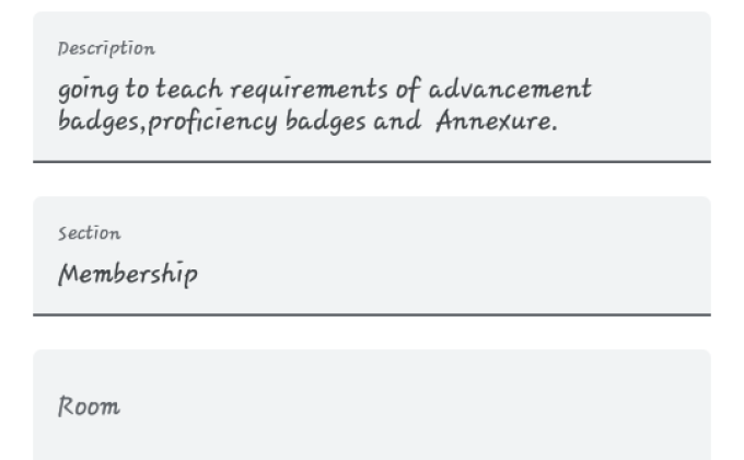 Scouting through Google classroom
