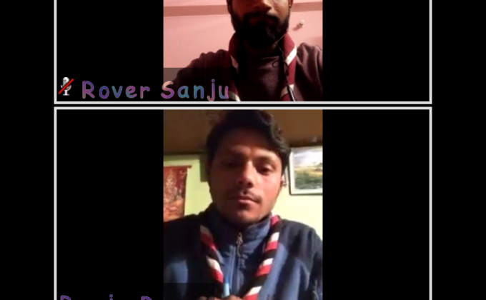 Virtual Meeting of our crew