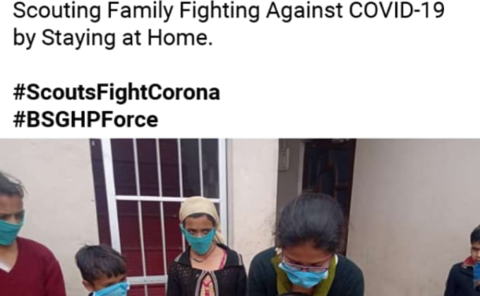 Scout fight against covid-19,19th virtual meeting of BSGHP.