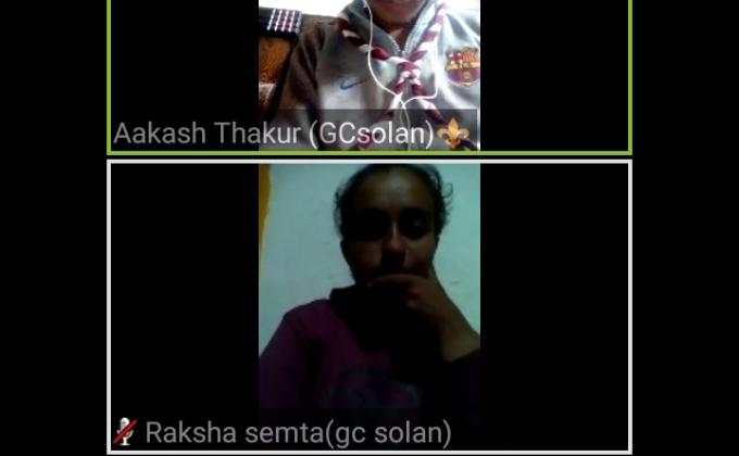 3rd virtual group meeting Rovers and Rangers unit Solan 