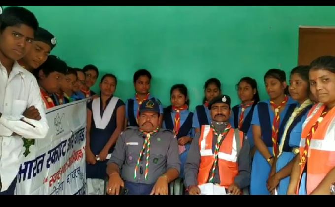 भारत स्काउट और गाइड सारण के द्वारा कोरोना वायरस जागरूकता अभियान का हुआ आयोजन