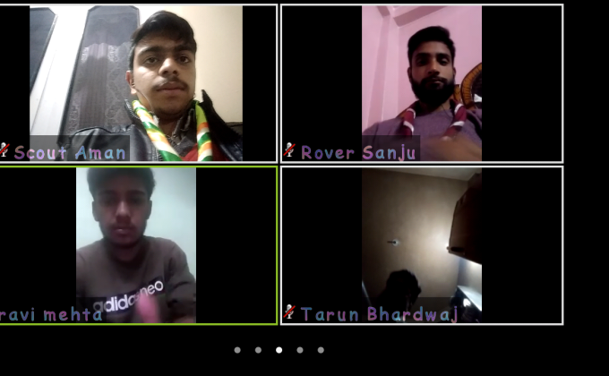 Virtual meeting with the members of our crew SLROC