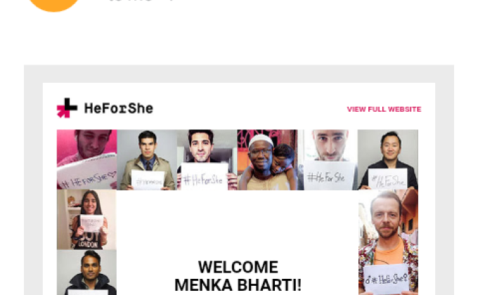 #HeForShe