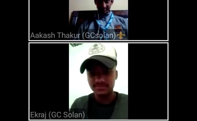 8th virtual group meeting by rovers rangers GC Solan 