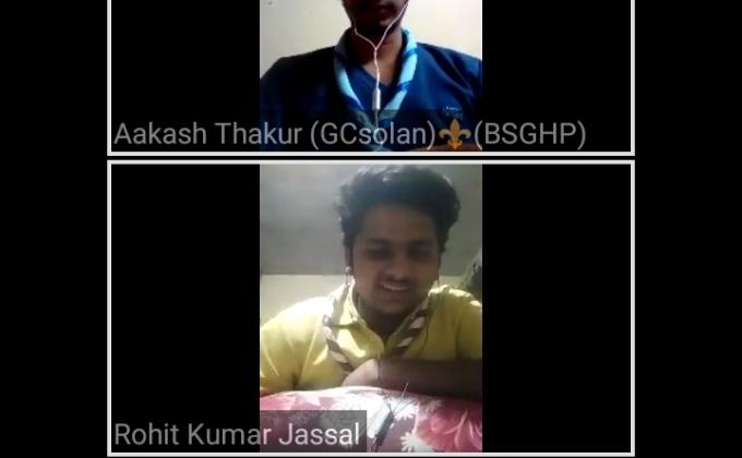 virtual meeting by rover ranger unit Solan 