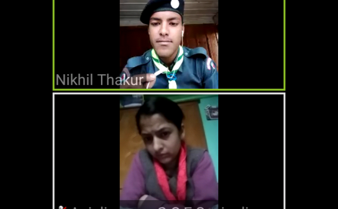 Virtual meeting whit the rover and rangers of BSGHP