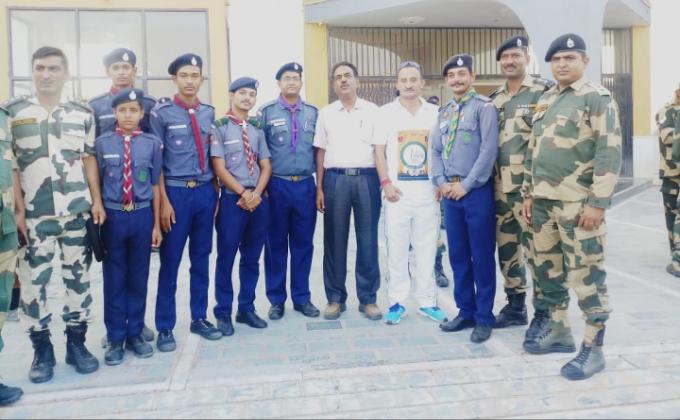 देश के वीर सिपाहियों के किया सम्मान