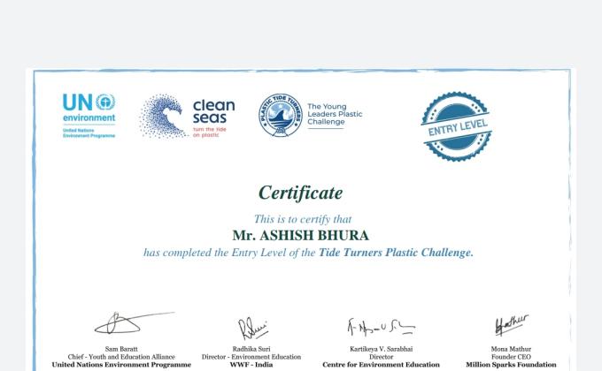 [B] Environment & Sustainability
Challenge 2 – Plastic Tide Turners Challenge.